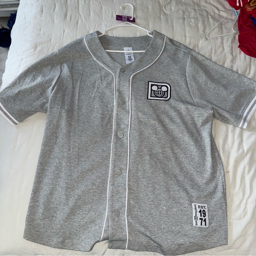 Disney Gray Women's Jersey Top